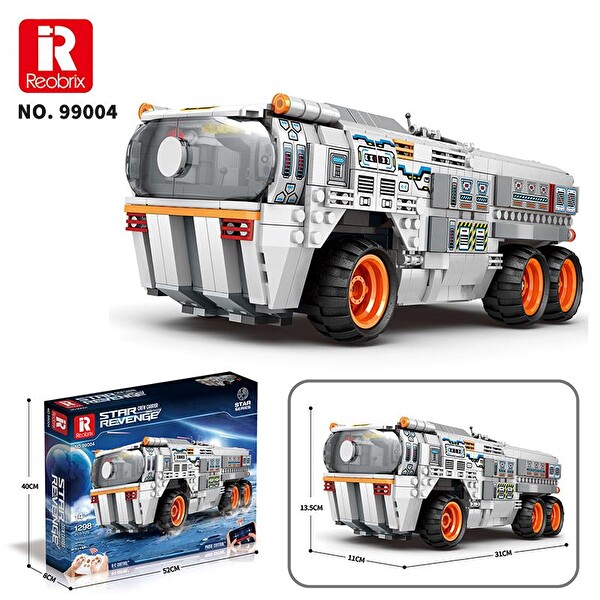Reobrix Technic 99004 Mürettebat Taşıyıcı Star Revenge:Crew Carrier Yaratıcı Yapı Blok Seti Building Blocks - 1298 Parça