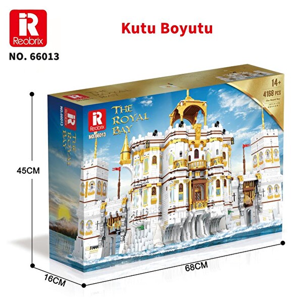 Reobrix 66013 Kraliyet Körfezi Yaratıcı Yapı Blok Seti Building Blocks The Royal Bay - 4168 Parça