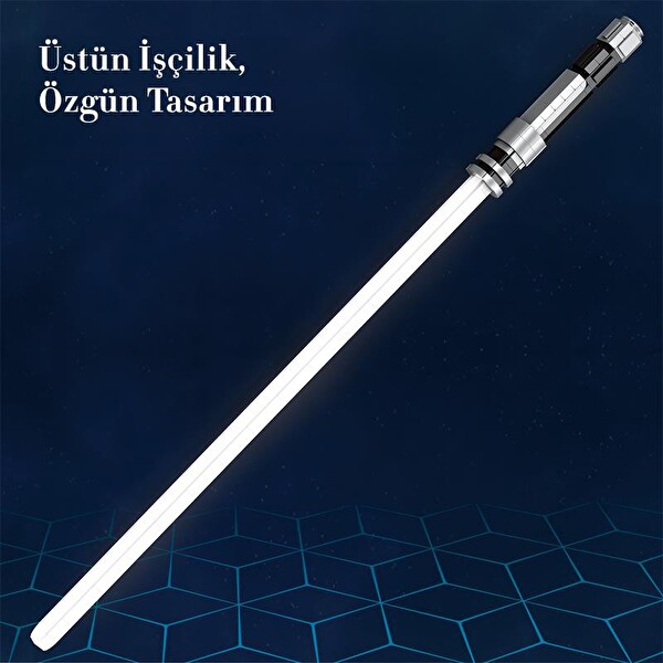 Reobrix 99013 Işın Kılıcı Beyaz Yaratıcı Yapı Blok Seti Building Blocks Lightsaber - 606 Parça