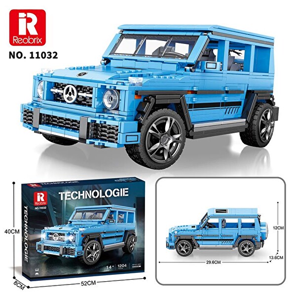Reobrix Technic 11032 Mercedes Benz AMG G65 SUV Araba Yaratıcı Yapı Blok Seti Building Blocks G Class