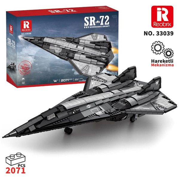 Reobrix 33039 SR-72 Keşif Uçağı Jet SR-72 Reconnaissance Aircraft ...