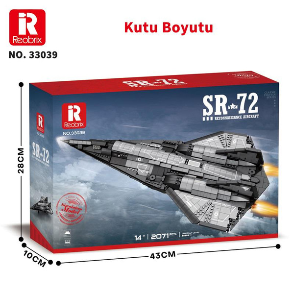 Reobrix 33039 SR-72 Keşif Uçağı Jet SR-72 Reconnaissance Aircraft ...