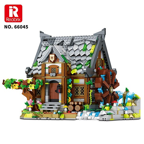 Reobrix 66045 Değirmen Evi Yaratıcı Yapı Blok Seti Building Blocks Europen Century Mill House - 1873 Parça