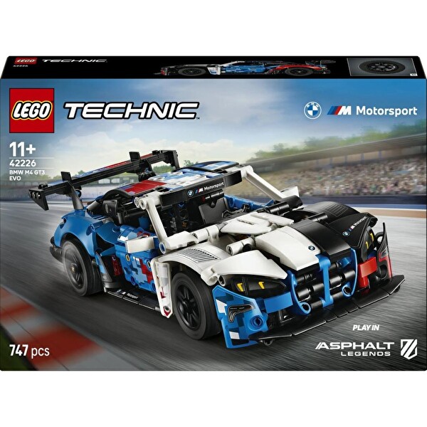 Technic Bmw M4 Gt3 Evo Yarış Arabası 42226 - 11 Yaş Üzeri Çocuklar Için Açılır Kapılar Içeren Oyuncak Yapım Seti (747 Parça)