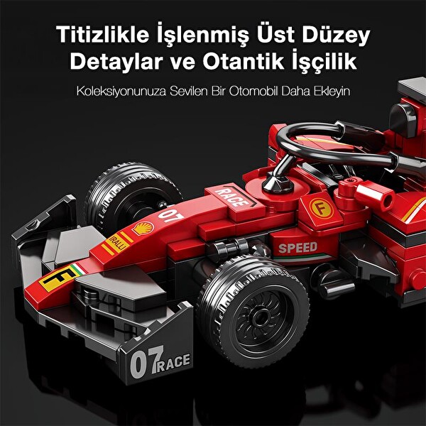 Reobrix Technic 663 Ferrari Formula F1 Yarış Arabası Yaratıcı Yapı Blok Seti Building Blocks - 245 Parça