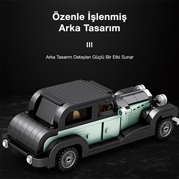 Reobrix Technic 811 Bentley 8 Litre Klasik Araba Yaratıcı Yapı Blok Seti Building Blocks - 249 Parça