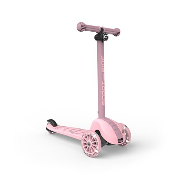 Scoot and Ride Highwaykick 3S LED Tekerlekli Katlanabilir ve Ayarlanabilir Çocuk Scooterı Pembe