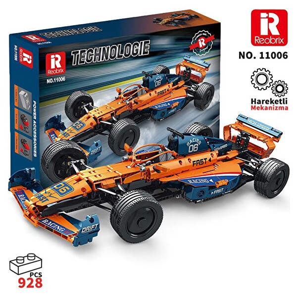Reobrix Technic 11006 McLaren Formula F1 Araba Yaratıcı Yapı Blok