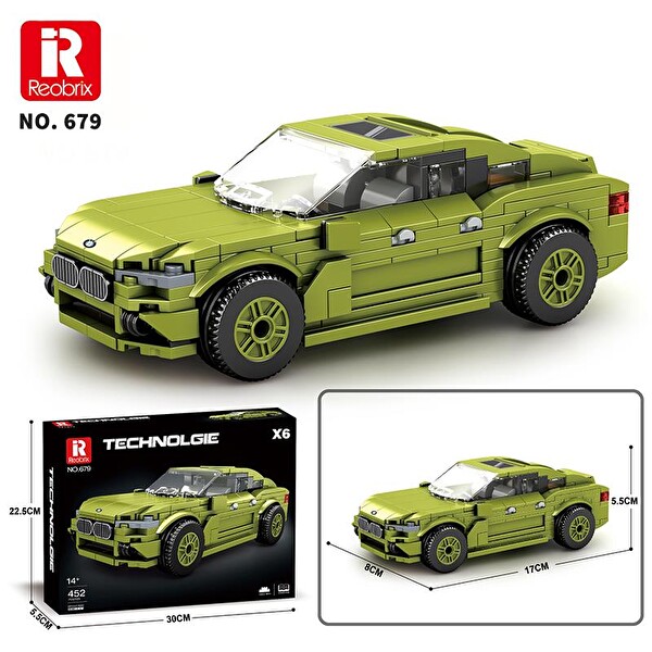 Reobrix Creator 679 Bmw X6 Araba SUV Yaratıcı Yapı Blok Seti Building Blocks - 452 Parça