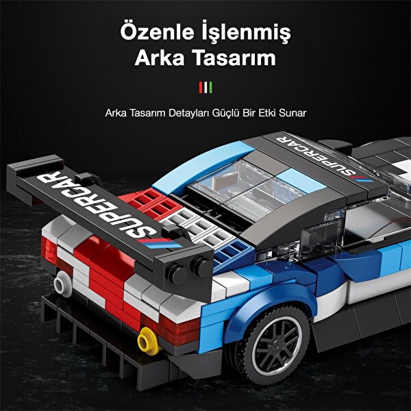 Reobrix Creator 672 BMW M4 GT3 Spor Araba Yaratıcı Yapı Blok Seti