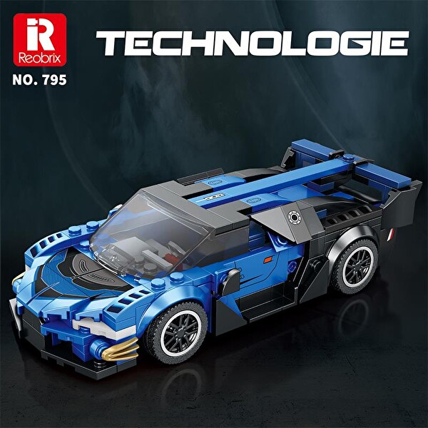 Reobrix Creator 795 Bugatti Vision GT Spor Araba Yaratıcı Yapı Blok Seti Building Blocks - 356 Parça