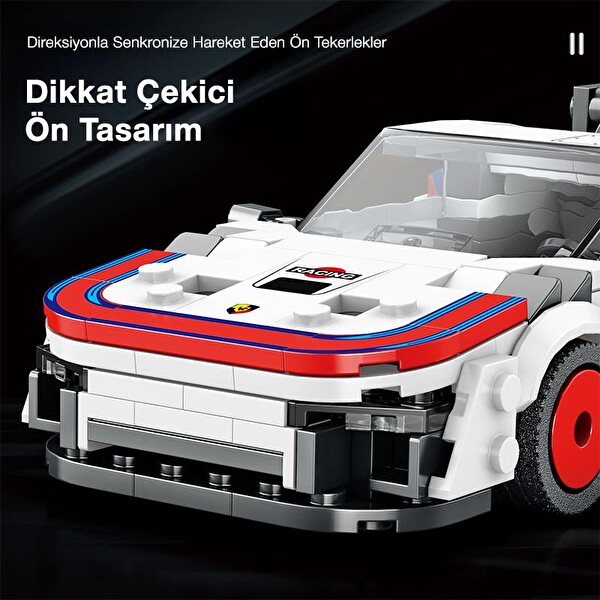 Reobrix Creator 792 Porsche 935 Spor Araba Yaratıcı Yapı Blok Seti Building Blocks - 346 Parça