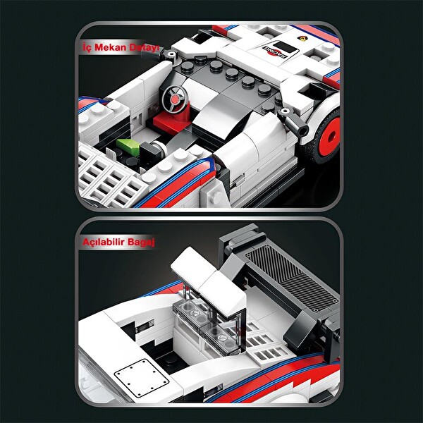 Reobrix Creator 792 Porsche 935 Spor Araba Yaratıcı Yapı Blok Seti Building Blocks - 346 Parça