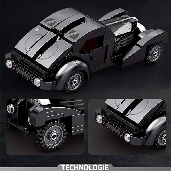 Reobrix Creator 807 Bugatti Type 57SC Atlantic Klasik Araba Yaratıcı Yapı Blok Seti Building Blocks - 278 Parça