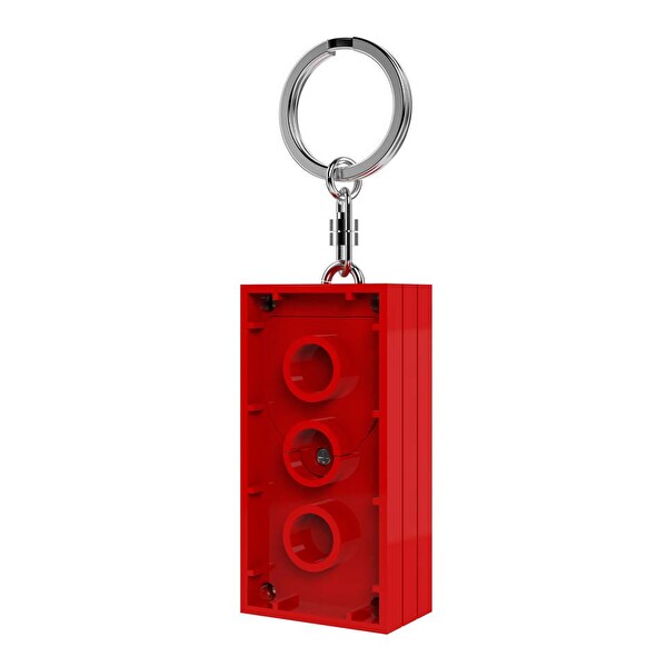 LEGO Iconic Brick 2x4 RED LED Key Chain KE234HR