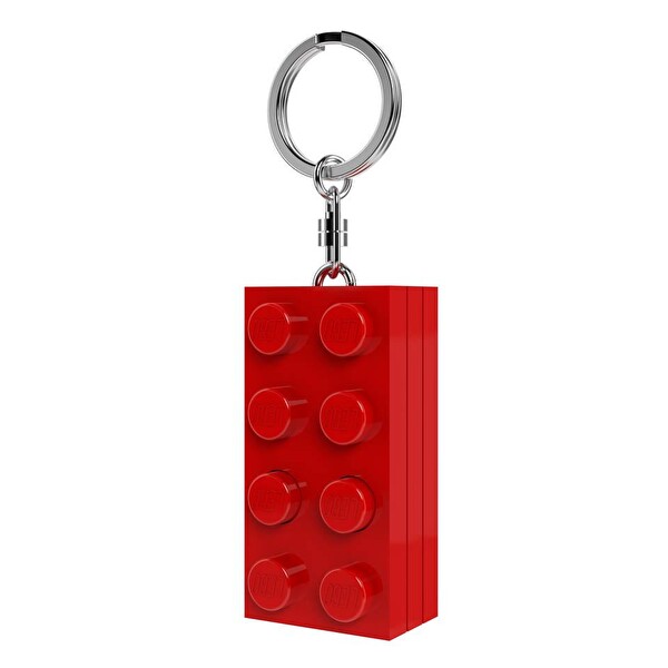 LEGO Iconic Brick 2x4 RED LED Key Chain KE234HR