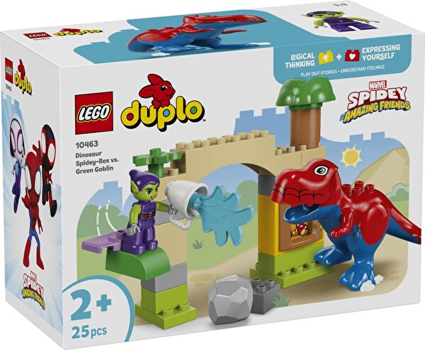 LEGO Duplo Dinosaur Spidey-Rex vs. Green Goblin Oyuncak 10463