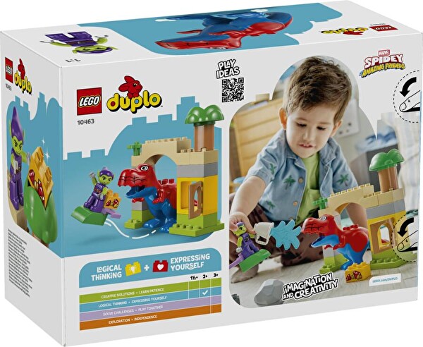 LEGO Duplo Dinosaur Spidey-Rex vs. Green Goblin Oyuncak 10463
