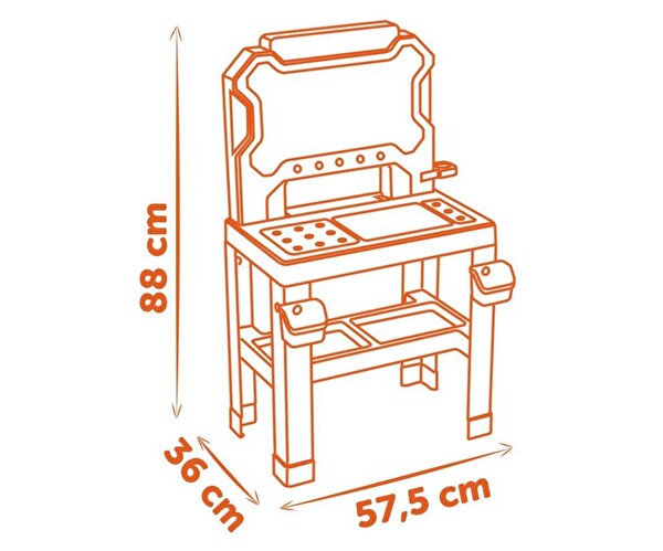 Smoby Black ve Decker Bricolo Tamir Tezgahı 360739