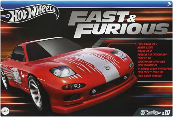 Hot Wheels Fast and Furious 10-pack HVX27