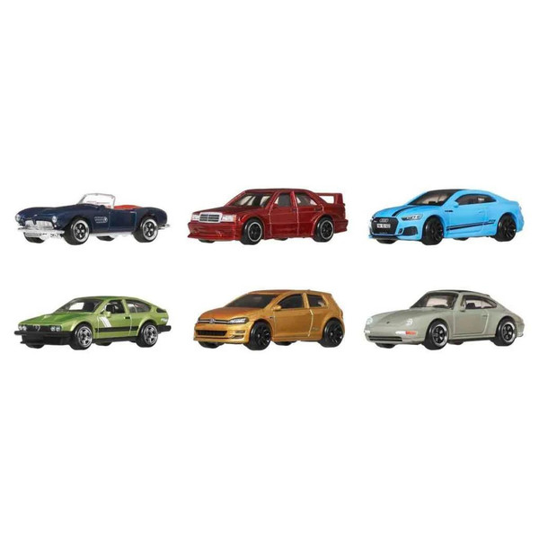 Hot Wheels Silver Series Euro Style 6'lı Paket JBY79