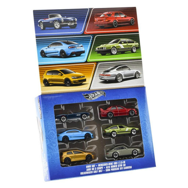 Hot Wheels Silver Series Euro Style 6'lı Paket JBY79