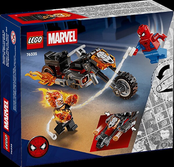 LEGO 76335 Marvel Örümcek Adam Ghost Rider Motosikletine Karşı