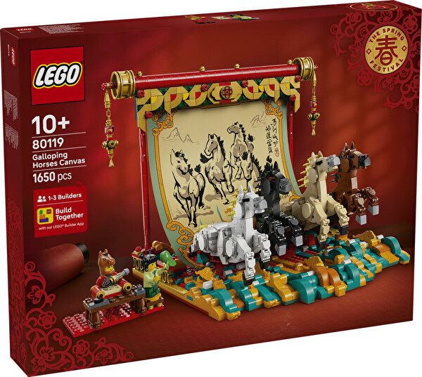 LEGO Iconic Dört Nala Koşan Atlar Tablosu 80119