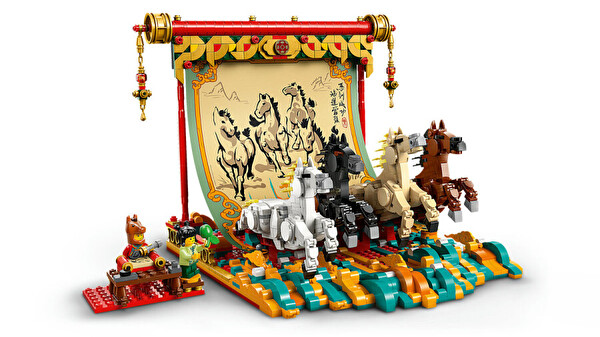 LEGO Iconic Dört Nala Koşan Atlar Tablosu 80119