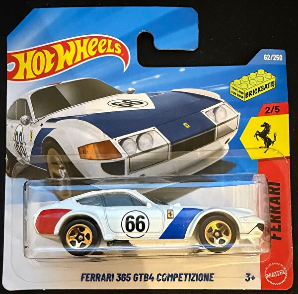 Hot Wheels Tekli Arabalar Ferrari 365 GTB4 Competizione JJJ30 - Ferrari