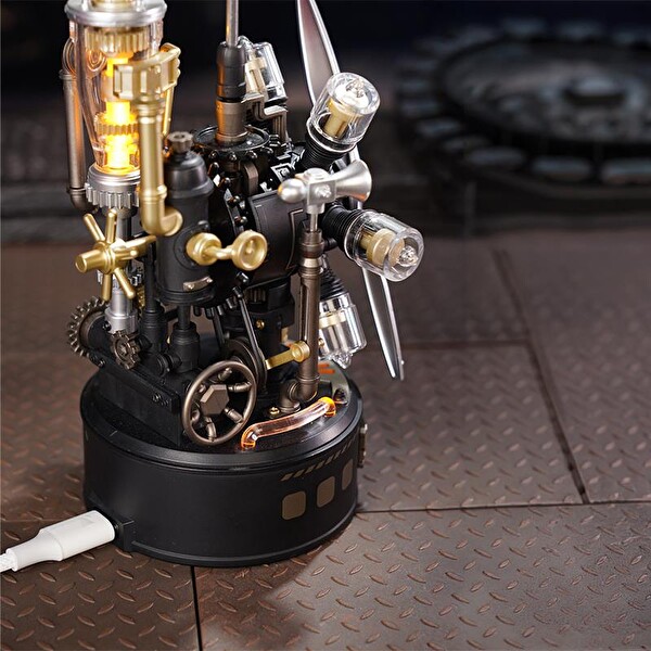 Rokr CGL01 Leonardo Da Vinci’s Helicopter DIY Mechanical 3D Model Kit Detaylı Dekoratif Hobi Seti