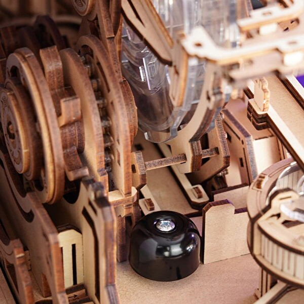 Rokr EGC01 Gear Ball Challenge DIY Ahşap 3D Wooden Puzzle Detaylı Dekoratif Hobi Seti Ahşap