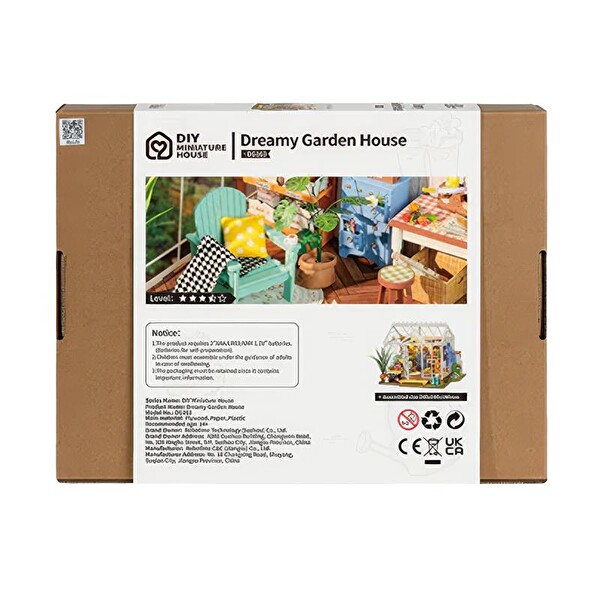 Rolife DG163 Dreamy Garden House DIY Minyatür Bahçe Evi Maketi 3D Model Kit