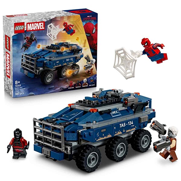 LEGO Marvel Örümcek Adam Hapishane Nakliye Aracı Takibi 76349