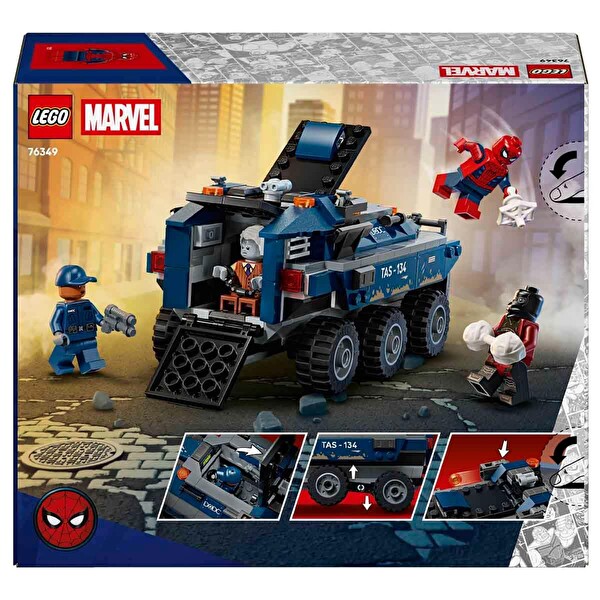 LEGO Marvel Örümcek Adam Hapishane Nakliye Aracı Takibi 76349