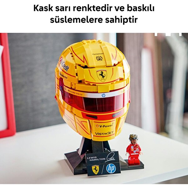 LEGO Editions Scuderia Ferrari HP Lewis Hamilton Kaskı 43022
