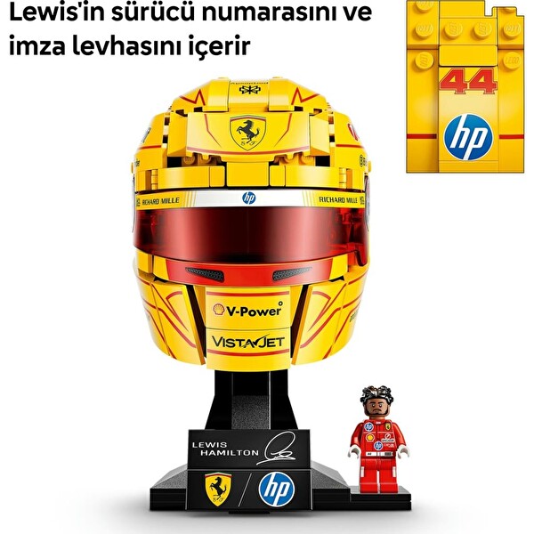 LEGO Editions Scuderia Ferrari HP Lewis Hamilton Kaskı 43022
