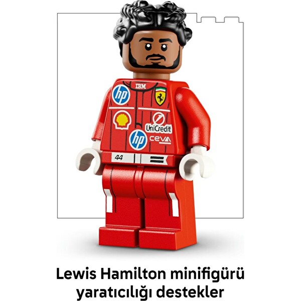 LEGO Editions Scuderia Ferrari HP Lewis Hamilton Kaskı 43022