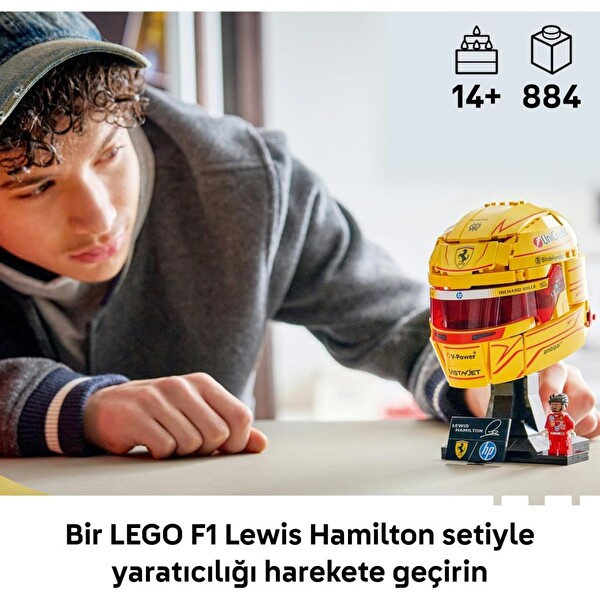 LEGO Editions Scuderia Ferrari HP Lewis Hamilton Kaskı 43022