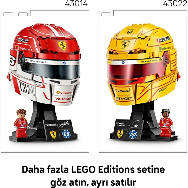 LEGO Editions Scuderia Ferrari HP Lewis Hamilton Kaskı 43022