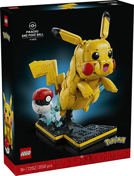 LEGO Pokemon Pikachu and Poké Ball 72152