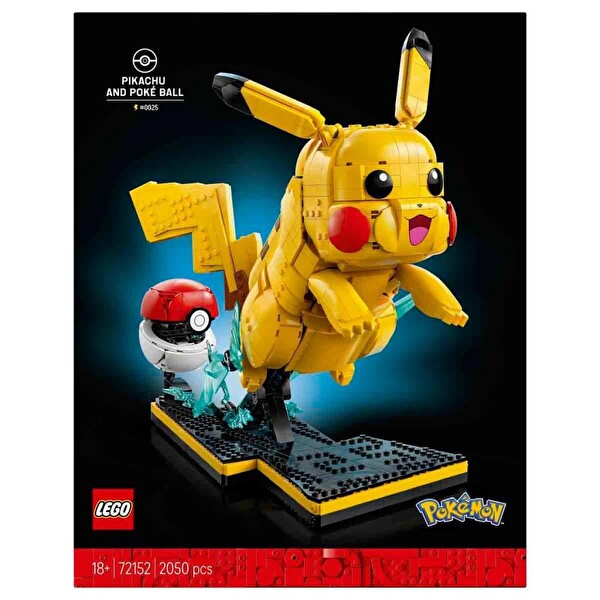 LEGO Pokemon Pikachu and Poké Ball 72152