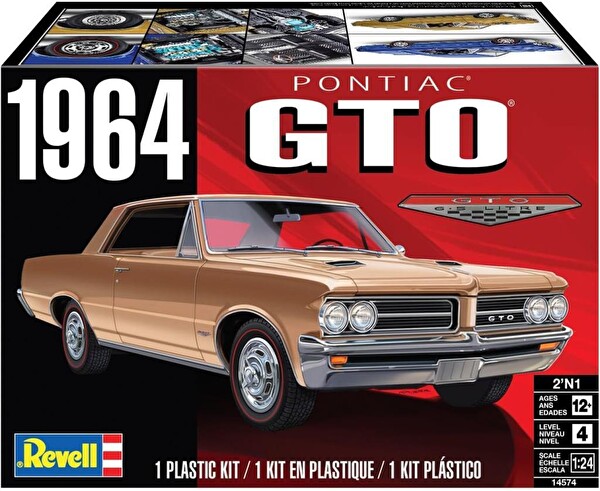 Revell Model Kit 1:24 ’64 Pontiac GTO 2’N1 14574