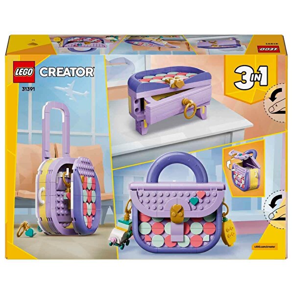 LEGO Creator 3’ü 1 Arada Saklama Bölmeli Tasarım Çanta 31391