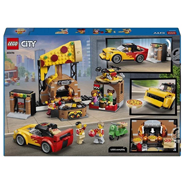 LEGO City Araçlarla Pizza Dağıtım Deneyimi 60496