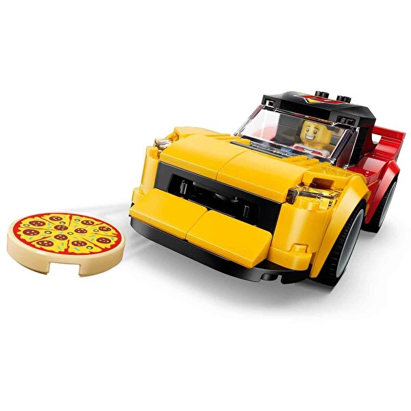 LEGO City Araçlarla Pizza Dağıtım Deneyimi 60496