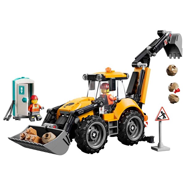 LEGO City Sarı Kazıcı Yükleyici - İnşaat Oyuncağı 60480