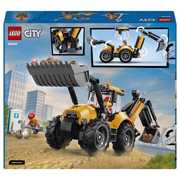 LEGO City Sarı Kazıcı Yükleyici - İnşaat Oyuncağı 60480