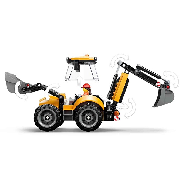 LEGO City Sarı Kazıcı Yükleyici - İnşaat Oyuncağı 60480