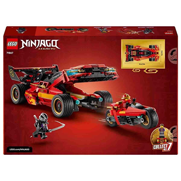 LEGO Ninjago X-1 Ninja Turbo Otomobil 15. Yıl Dönümü 71867